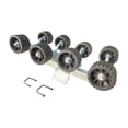 thumbnail image 2 of Siruishop Rouleau de Remorque de Bateau Accessoires Marins Bricolage Assemblage, Support Inférieur, Pièces de Rechange pour Remorques de Navire Bateau à Moteur 8 Roues Noir, 2 of 8