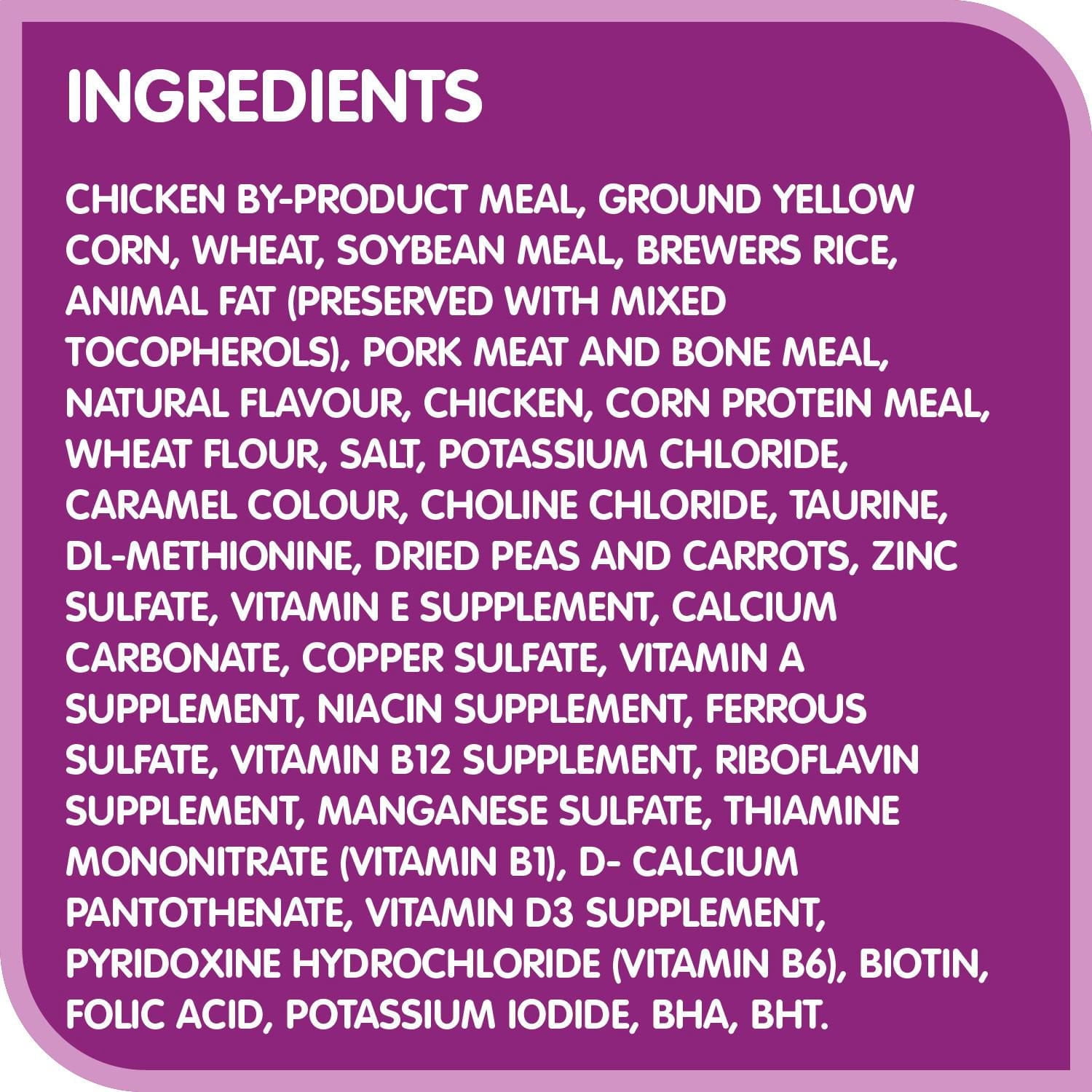 WHISKAS Adult Dry Cat Food Meaty Selections With Real Chicken 4kg