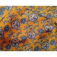 thumbnail image 4 of oneOone Silk Tabby Fabric Leaves & Floral Block Printed Craft Fabric BTY 42 Inch Wide, 4 of 4