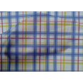 thumbnail image 4 of oneOone Cotton Poplin Fabric Madras Check Decor Fabric Printed BTY 56 Inch Wide, 4 of 4