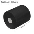 thumbnail image 2 of Unique Bargains 200 Yards Tulle Ribbon Rolls Netting Fabric Spools 6' Black for Christmas Wrapping Wedding DIY, 2 of 5