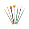 thumbnail image 2 of MONT MARTE Kids Paint Brush Set, 5 pcs, Birch Handles (Age 3+), 7 pcs, 2 of 9