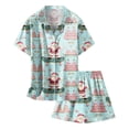 thumbnail image 3 of WEAIXIMIUNG Pajamas For Children Shirt And Pant Matching Set Sleepwear Set With Pockets For Christmas 2-3 Years, 3 of 4