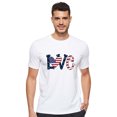 thumbnail image 3 of RKSTN Chemises pour Hommes Manches Courtes Saint-Valentin Manches Courtes Impression Drapeau Col Rond Chandail T-Shirt Blouse Chemises Hawaïennes pour Hommes, 3 of 3