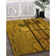 thumbnail image 3 of Ahgly Company Machine Washable Indoor Rectangle Transitional Dark Bronze Brown Area Rugs, 7' x 9', 3 of 7