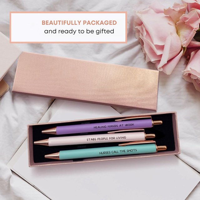 &Craft&Stationery Product Title Pens for Women Journaling Pens Cute Pen Set - Fancy No Through Cool Pens for Women with 5ml Ink and Pretty Design for Personal Use