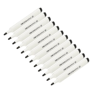 Uxcell Stylos à peinture acrylique, Stylo à peinture en acrylique DIY Craft noir
