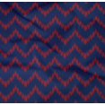 thumbnail image 4 of Tissu Imprimé Chevron Ikat 1 Yard 42 Inch Wide, 4 of 4