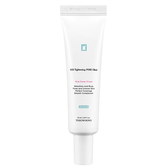 TOSOWOONG SOS Tightening Pore Cover Face Primer, 20ml, Smoothing Face Makeup Base