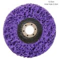 thumbnail image 4 of Disque de Ponçage Peinture Antirouille Disque de Meulage Disque de Retrait de Peinture Inoxydable Rouille Acier Roue de Polissage, Violet, 125 mm, Trou Intérieur 22 mm, 4 of 6