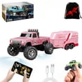 thumbnail image 1 of EASTIN Mini Rc Monster Truck  1/64 Scale Monster Truck with Lights  2.4Ghz Remote Control Car Rechargeable Mini Monster Truck Rc  Alloy Rc Semi Truck for Kids Gifts  Speed Adjustable, 1 of 7