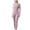 Purple, variant on Moxiu Women's Fleece Lined Cotton Thermal Set - Soft Warm Long Johns Base Layer Black,XXXL