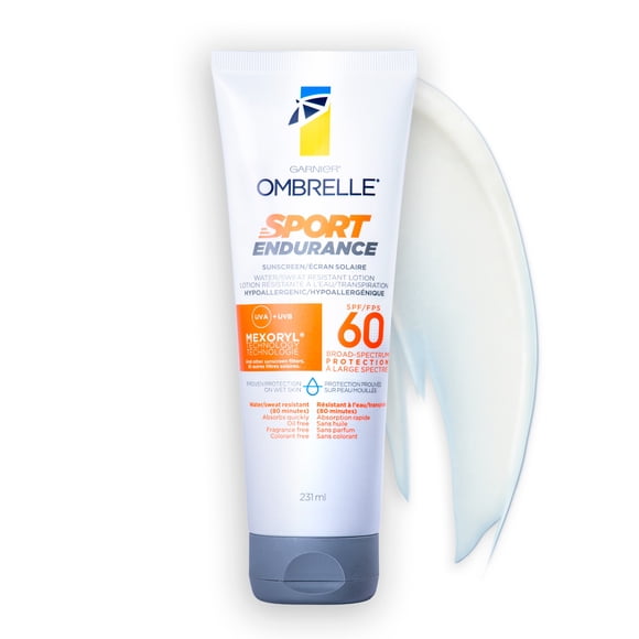 Ombrelle Sport Endurance SPF 60 Sunscreen Lotion, 231ml