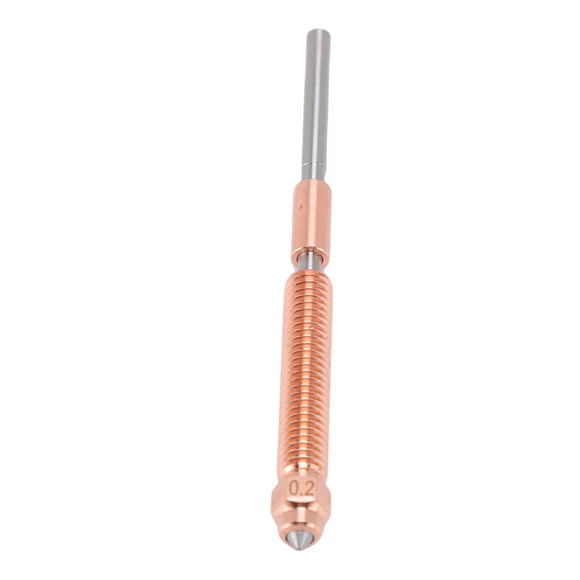 Integrated Nozzle, High Speed 600mm / s 30mm3/s Rat eAll Metal Printing Nozzle Replacement for K2 Plus Combo 3D Printer with Ti Alloy Heat Break CrZr Copper Hardened Steel