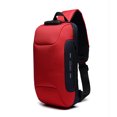thumbnail image 1 of 1pc OZUKO Men's Anti-Theft Chest Bag With Password Lock And USB Charging Port,, 1 of 5