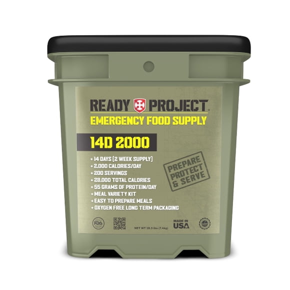 Ready Project 14 Day Emergency Food Supply