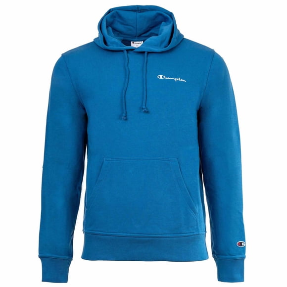 Champion Chandail à Capuchon pour Homme - Chandail à Capuchon, Chandail, Petit logo, Capuchon, Couleur Unie Bleu 2TG (XX-Grand)