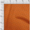 thumbnail image 2 of oneOone Rayon Orange Fabric Cat Craft Projects Decor Fabric Printed By The Yard 56 Inch Wide, 2 of 4