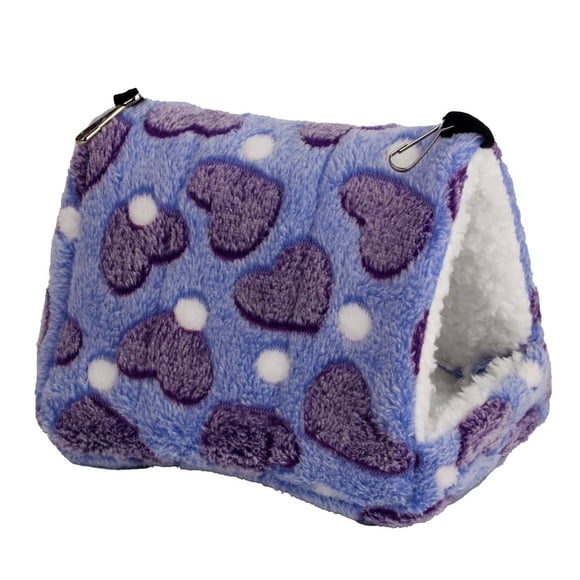 HLONK Pet House Hamster Comfortable Warm Guinea Pig House Soft Fabric Plush Small Pet Hideout for Small Animals
