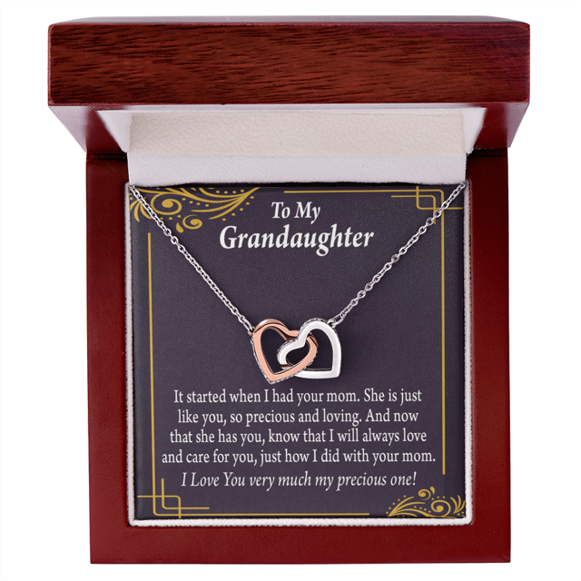 To Granddaughter To Granddaughter From Grandma Generations Inseparable Necklace