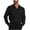 AA-Black, variant on BiZtdJrK Men's Dress Shirts Solid Wrinkle-Free Long Sleeve Button Down Blouse Tops Lapel Formal Shirt Business Casual Outfits, Black, L