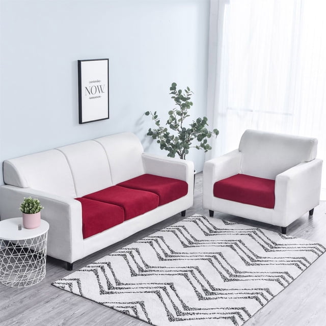 Sofa Sets for Living Room 3 Piece Cushion Sofa Seat Cover Tightly Wrapped Protection Plush Fiber Living Room 3 Piece Living Room Set Cushion Covers for Living Room Sofa Seat Cushion Covers