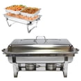 thumbnail image 1 of Serveur de Buffet, Serveur Chauffe-Buffet 2 Réchauds à Aliments Réchaud à Réchaud Ensemble de Buffet Sortie à Haute Intensité, 1 of 6