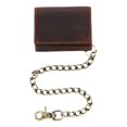 thumbnail image 1 of Cazoro  RFID Vintage Leather Trifold Chain Wallet (Men's), 1 of 5
