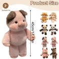 thumbnail image 2 of Plush Pig Doll Running Figure, Soft Stuffed Animal Toy With Adorable Facial Expression And Playful Running Pose Design, Perfect For Teens As A Birthday Gift And Collectible, 2 of 2