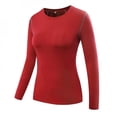 thumbnail image 5 of T-shirts de Yoga de Gym pour Femmes, Compression, Sport, Manches Longues, Course, Hauts, Vente Chaude, 5 of 5