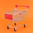 thumbnail image 3 of Mini Shopping Trolley Supermarket Cart Pet Toy Bird Parrot Intelligence Growth, 3 of 8