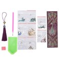 thumbnail image 2 of 8.3in X 2.4in Tassel Painting Bookmark, Painting Bookmark, For Friends Beginner, 2 of 8