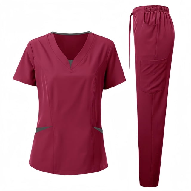 Sarraus pour Femmes - Ensemble de Tenue de Travail Confortable pour Médecins et Infirmières