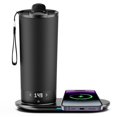 thumbnail image 1 of VFZO Temperature Control Heated Travel Mug Smart Self Heating Coffee Mug 20 Oz App Controlled LED Display coffee serving sets mug kept at a constant, 1 of 7