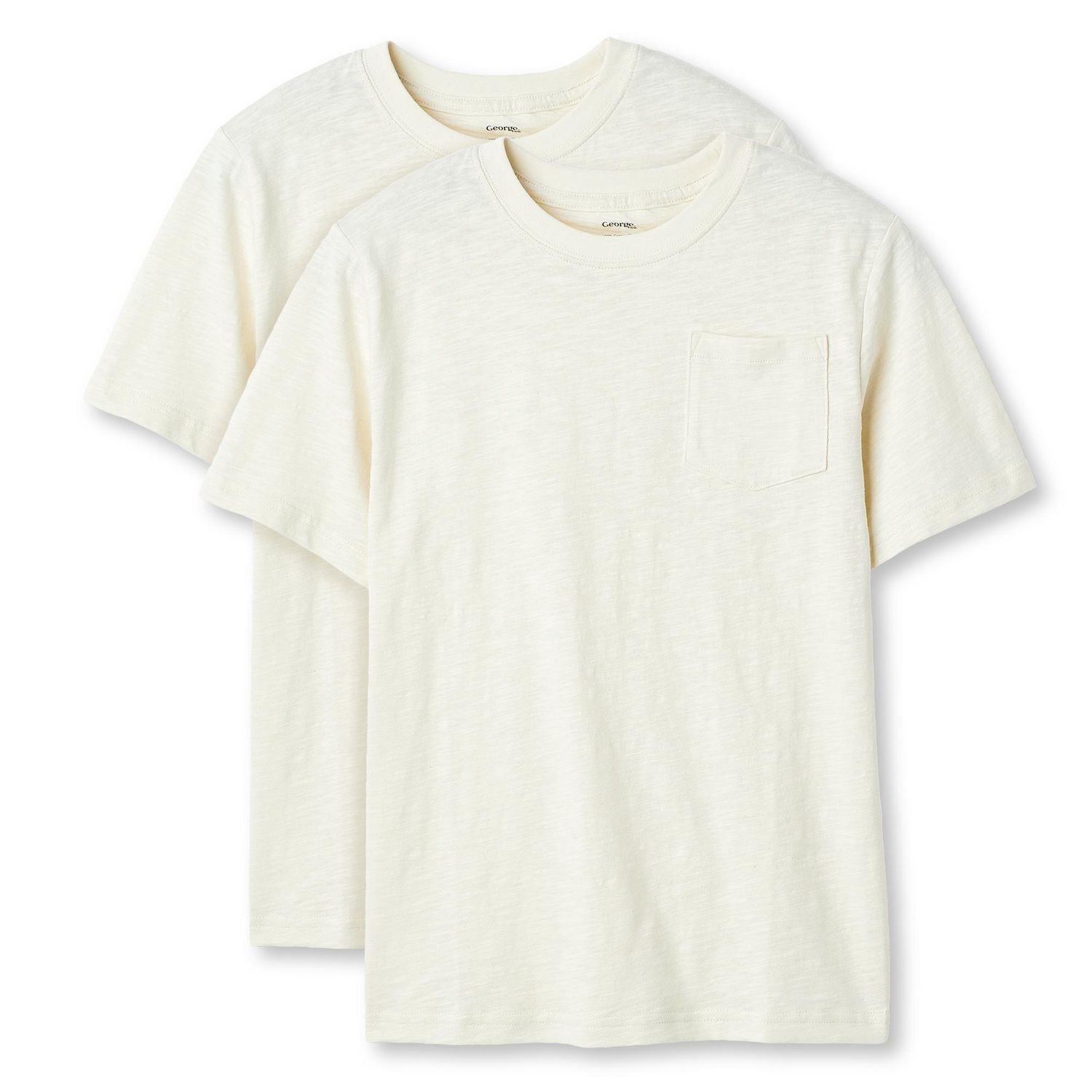 Lot de 2 t-shirts à pochette George pour garçons