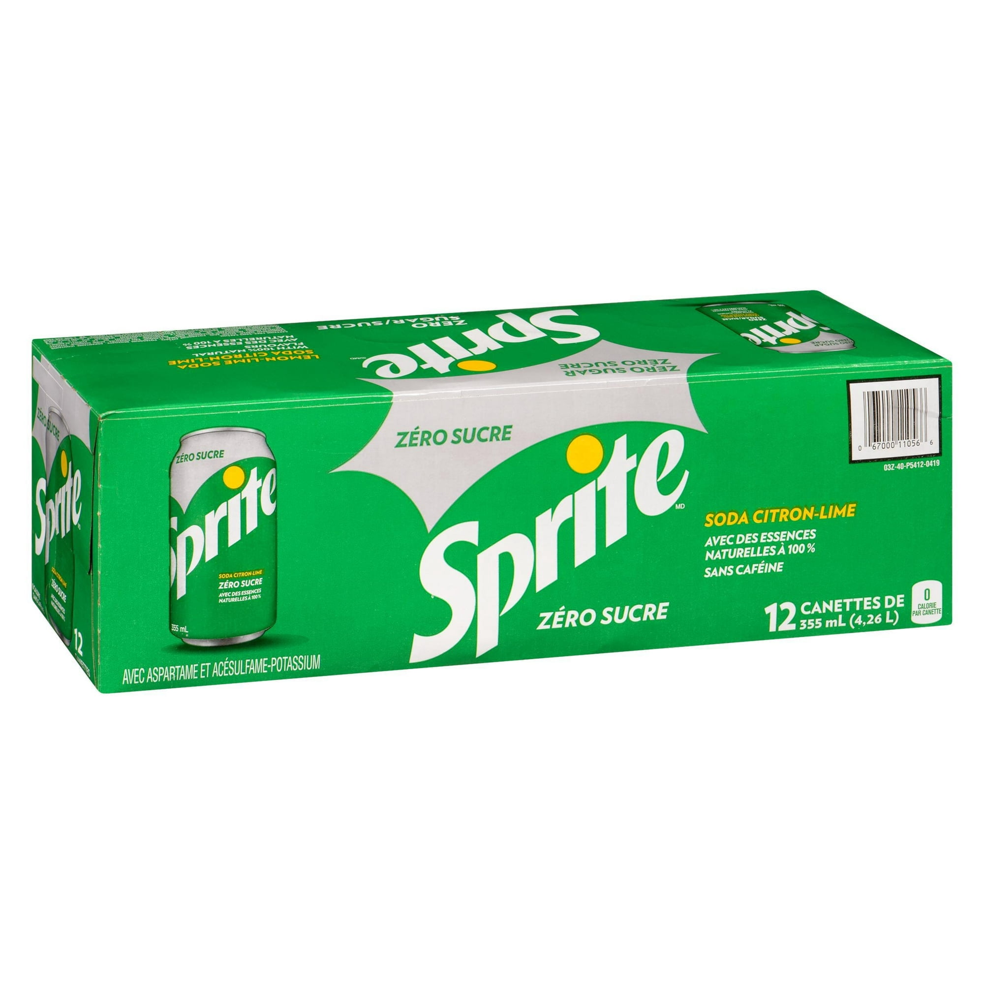 Sprite Zéro Fridge Pack Cannettes, 355 mL, 12 Pack
