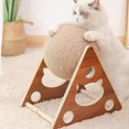 thumbnail image 1 of Cat Toy Interactive Cat Scratcher Board Kitten Sisal Rope Ball Scratch Paws Pet Grinding Scratching Cats For Scratcher Toys Size L, 1 of 5