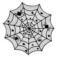 thumbnail image 1 of Amdohai Nappe d'Halloween Ronde en Dentelle Toile d'Araignée Toile d'Araignée 40 Pouces, 1 of 4