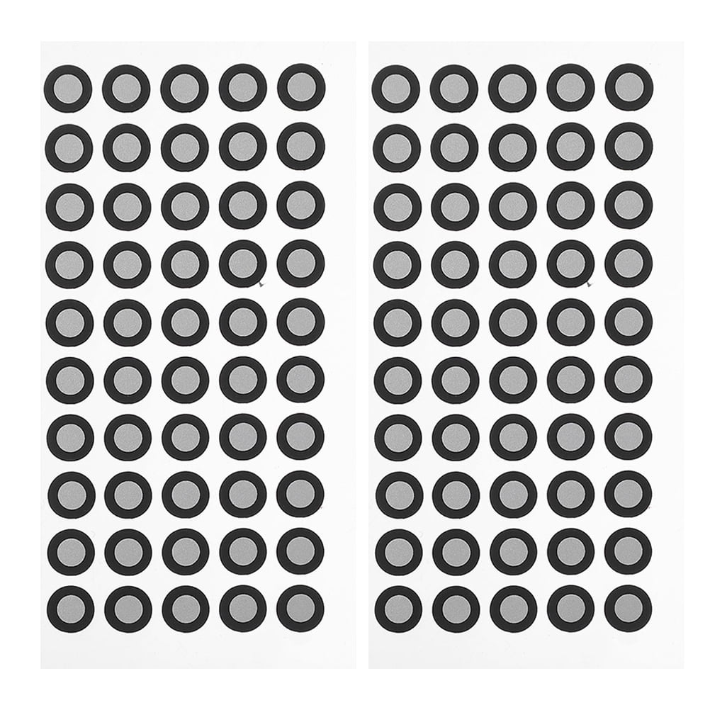 2 Sheets Of High Reflective Tear Resistant Marker Points Dot Point Markers Dot Scanning Markers Diffuse Reflection Markers Reflection Points