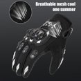 thumbnail image 3 of Motorcycle Gloves Riding Gloves Suitable For 9.5cm/3.74inches To 10cm/3.94inches Palm Width Racing Motocross Riding Bike Gloves One Pair, 3 of 6