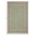 thumbnail image 4 of Casavani Tapis de Sol Tissé à la Main Imprimé au Bloc, Vert 12x18 Pieds, 4 of 6