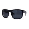 thumbnail image 1 of Mens OG Flat Top Rectangle Gangster Mob Shade Sunglasses Shiny Black, 1 of 4