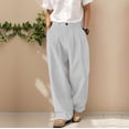 thumbnail image 2 of StSilkitty Pantalon de Costume Décontracté pour Homme, Couleur Unie, Taille Extensible, Pantalon Habillé avec Poche, Confortable et Respirant, 2 of 7
