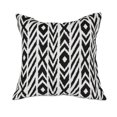 thumbnail image 1 of Astella TP24-FA41 24 x 24 in. Pacifica Fire Island Charcoal Lounge Throw Pillow, Black, 1 of 1