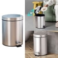 thumbnail image 1 of Household Pedal Operated Covered Stainless Steel Mini Can With Inner Bucket For Elegant Space Organization Grease Remover Kitchen Cabinets Blah Cleaning Products Water Mark Remover from Crawl Space, 1 of 3