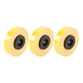 thumbnail image 3 of Label Maker Tape, 9mm Width Evenly Inking PET Material 3 Roll Scratch Resistant Label Maker Tape Refills Tear Resistant  For Vessel For 380 390 White,Yellow, 3 of 8