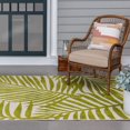 thumbnail image 1 of Tapis tissé crème et vert Tropiana, 1 of 7