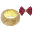 thumbnail image 1 of Gold Beaded Napkin Ring - Set of 6, 1 of 4