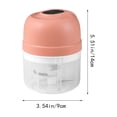 thumbnail image 3 of LSLJS Garlic Masher Electric Garlic Masher Household 250ml Food Processor Small Masher To Vegetable Wireless Food Processor for Ginger Chili Fruit Meat Etc, Garlic Stirrer, 3 of 8