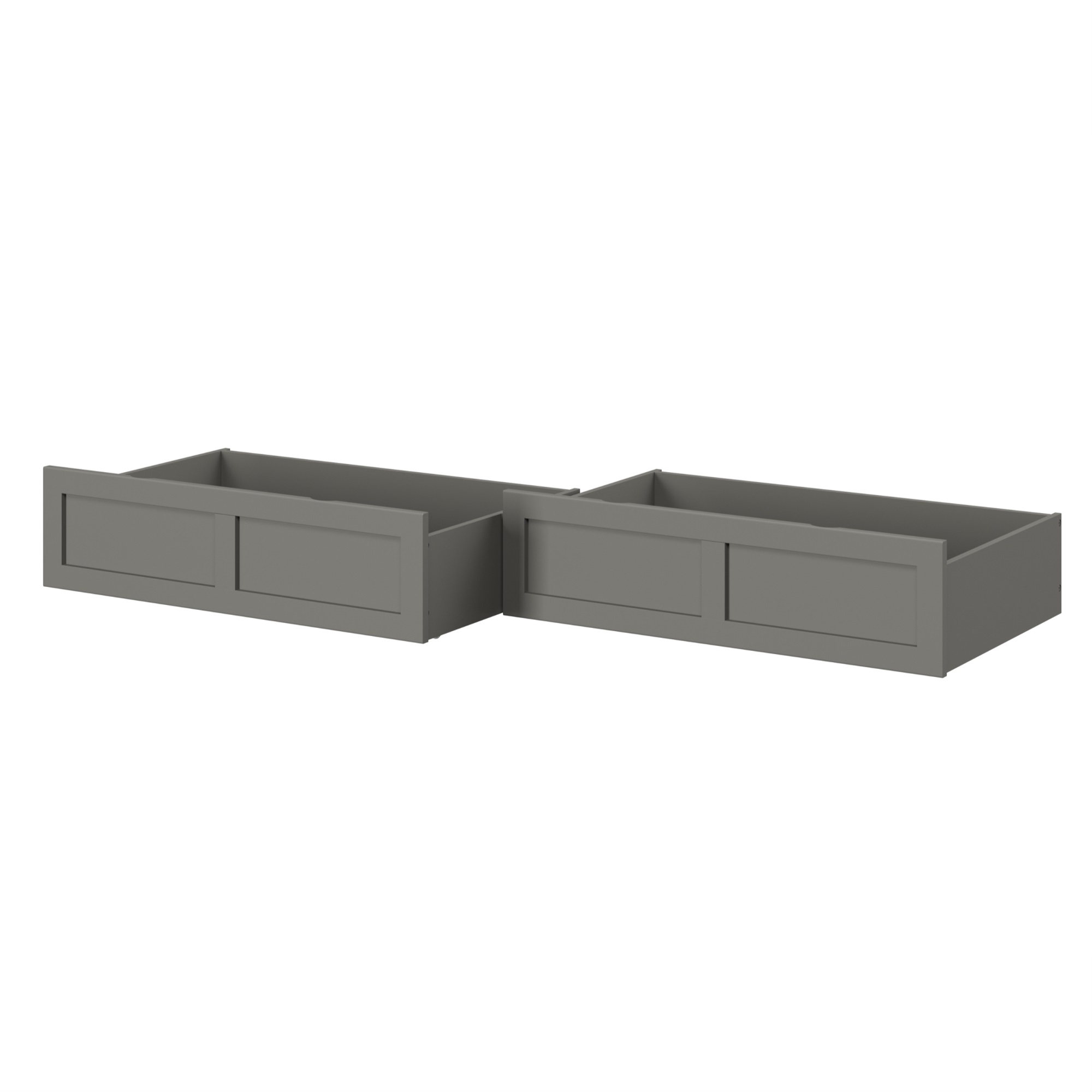 Ensemble de 2 Tiroirs Simple TG en Gris